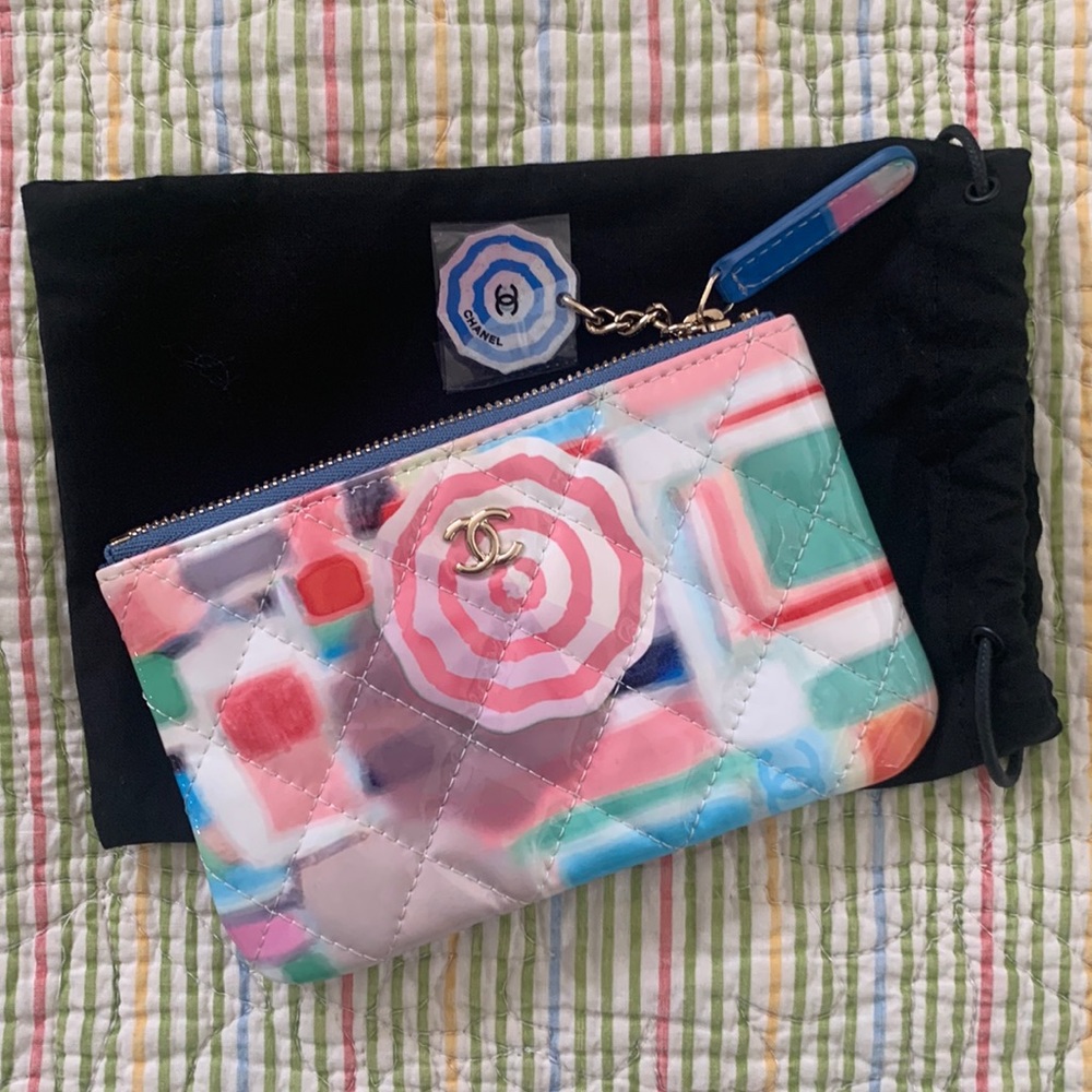Chanel Small Cosmetic Case or Mini O Case Limited Edition